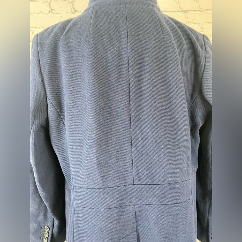 Women’s Talbots Navy Blazer size 16 Petite Suit Jacket Office Clothing Plus Size - Picture 8 of 14
